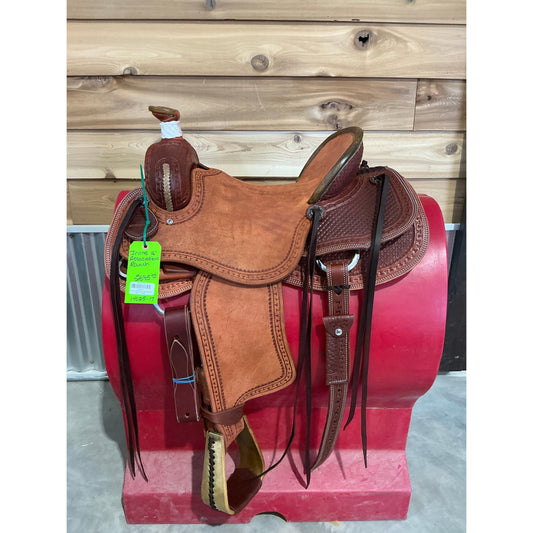 Irvine 16" Association Ranch Saddle-1/2 Tooled