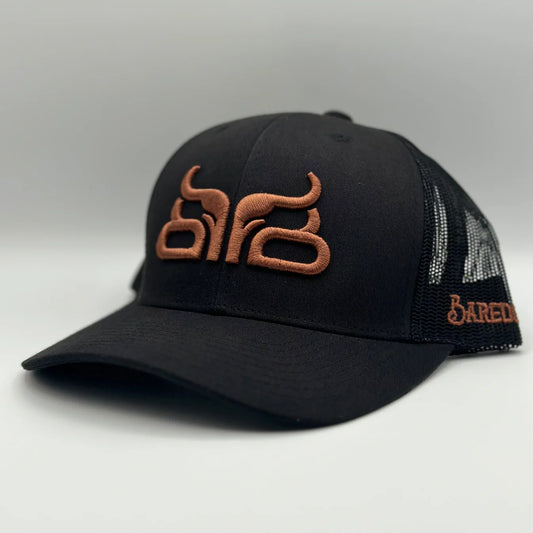 Baredown Brand Buckskin Black & Copper-Curved