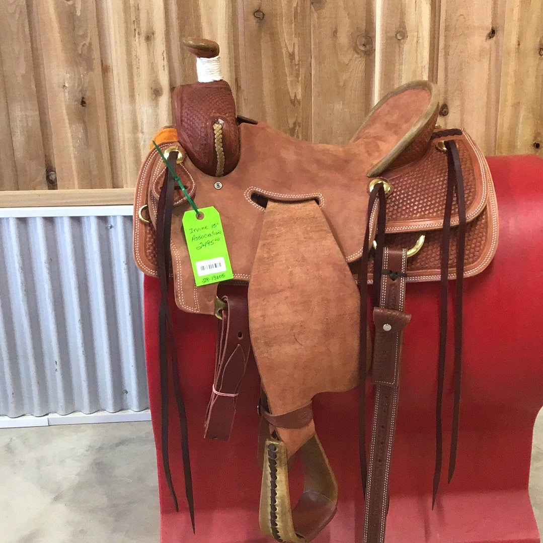 Irvine  15"  Association Ranch Riggin Seat Saddle
