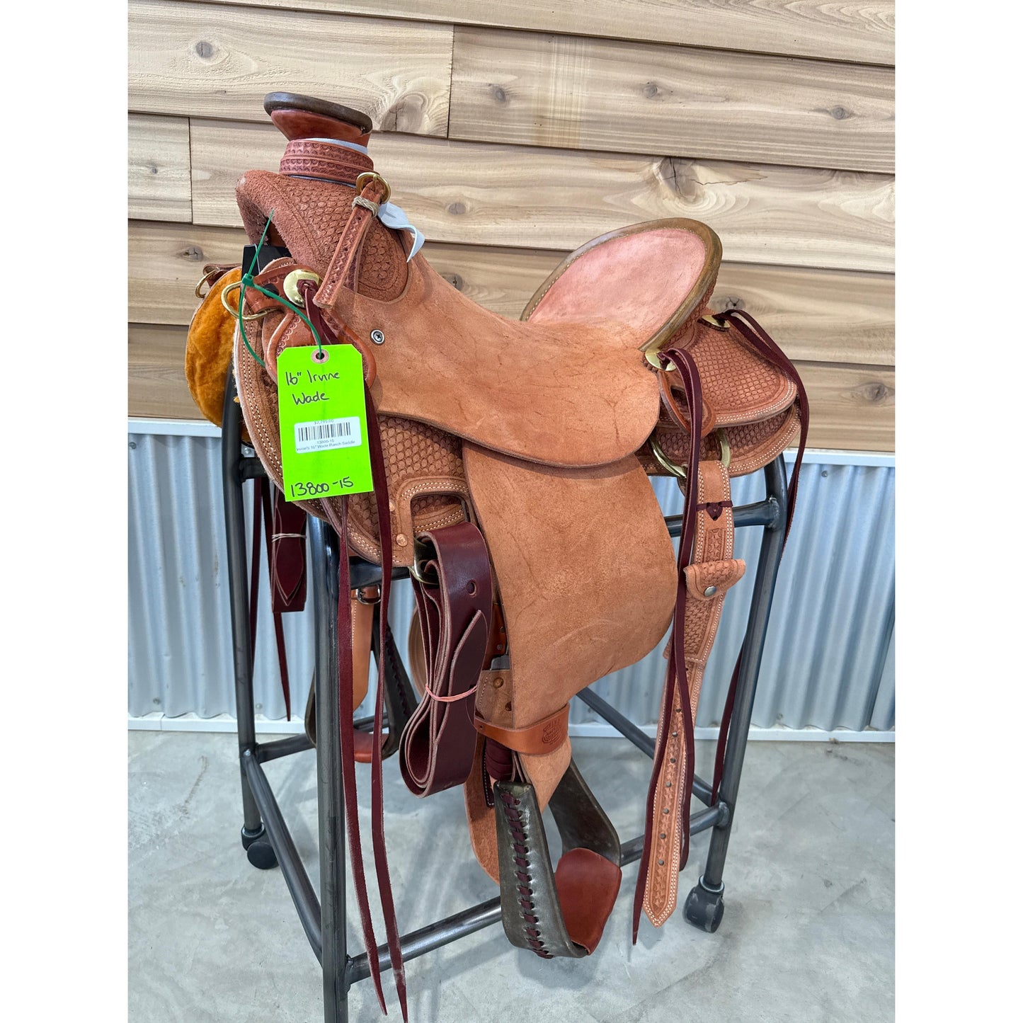 Irvine's 16" Wade Ranch Saddle