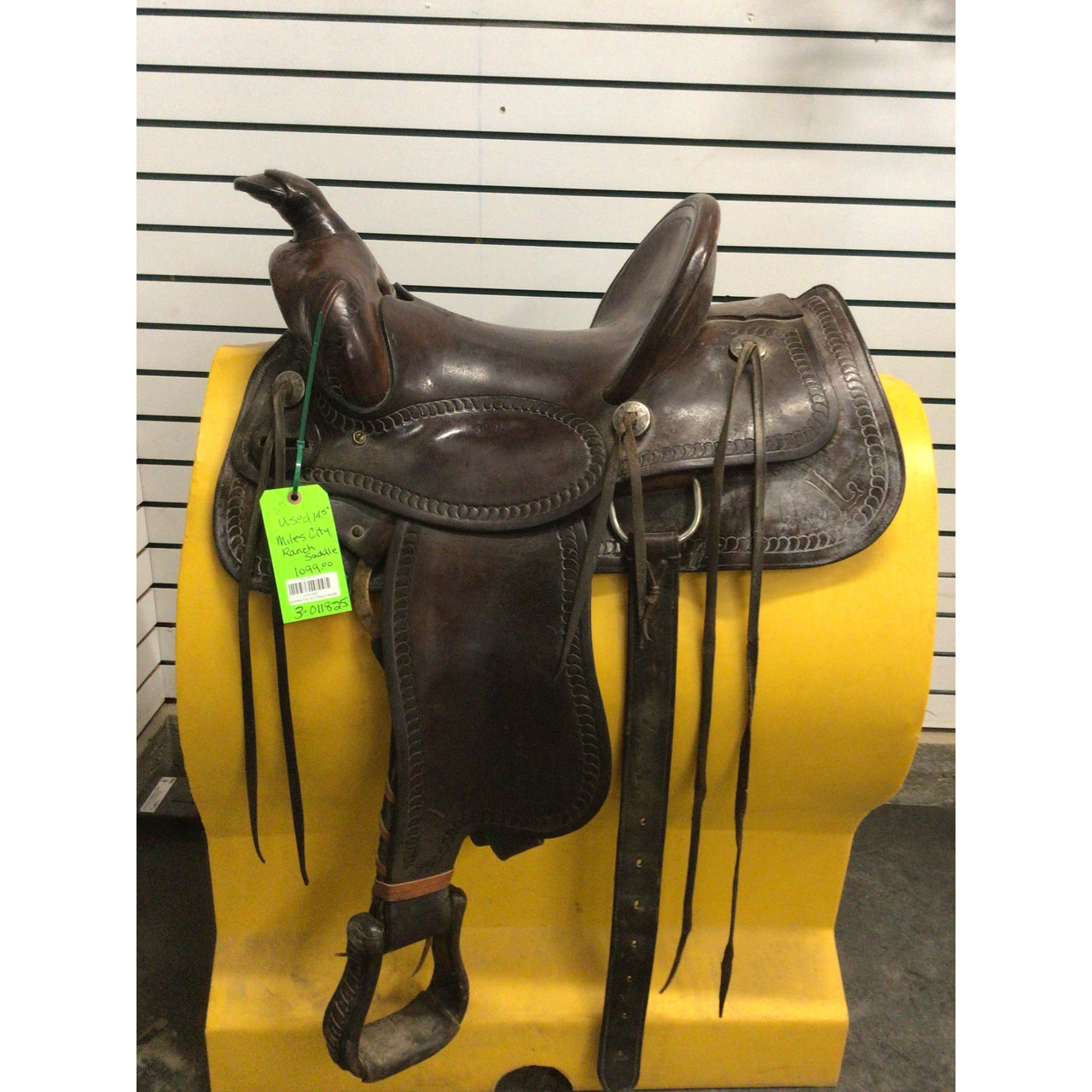 Used Miles City 14.5" Ranch Saddle