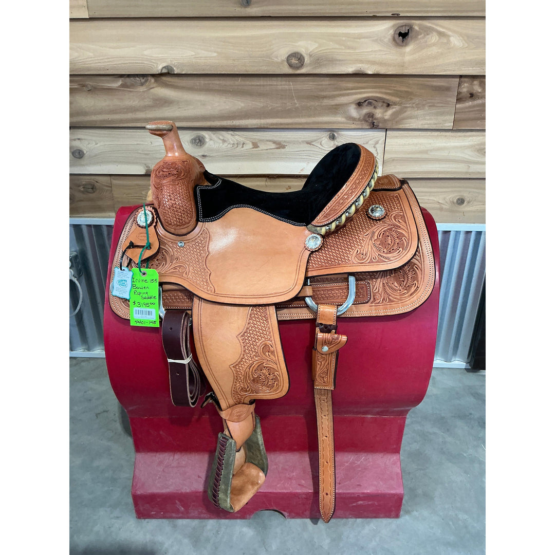 Irvine 15.5" Bowen Roping Saddle - Irvine Tack &amp; Western Wear