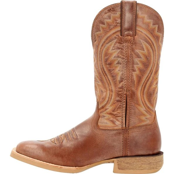 Durango Men's Brown 12" Western Burnished Tan Boots - Brown