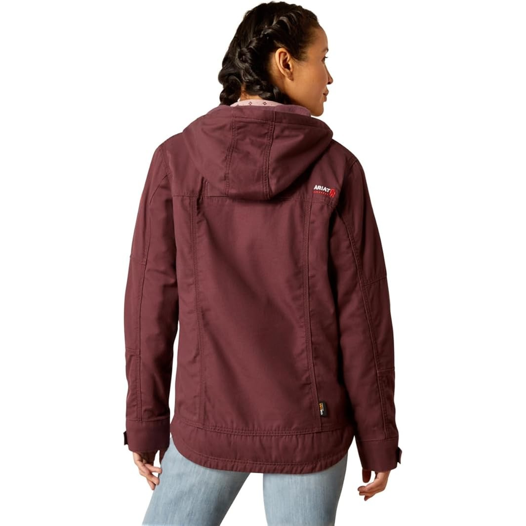 Ariat Women's FR DuraLight Cordura Canvas Jacket - Catawba Grape