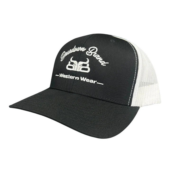Baredown Brand Ball Cap Ace-Black & White