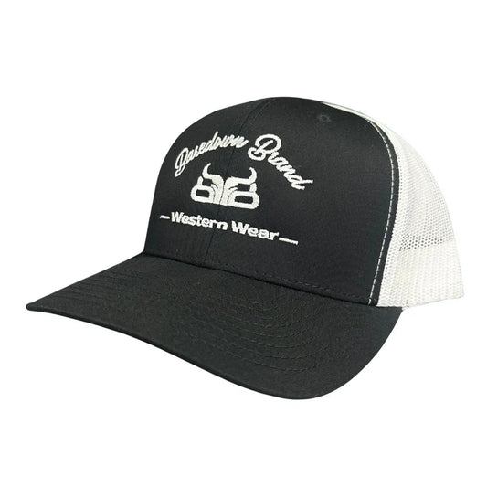 Baredown Brand Ball Cap Ace-Black & White