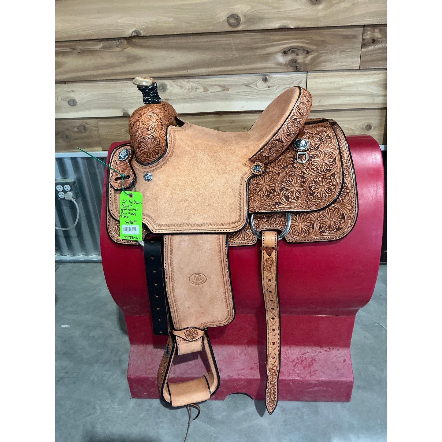 ZM Saddles 15" Tie Down Saddle