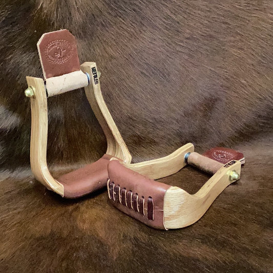 Nettles 2.5" The 75 Stirrups - Varnish