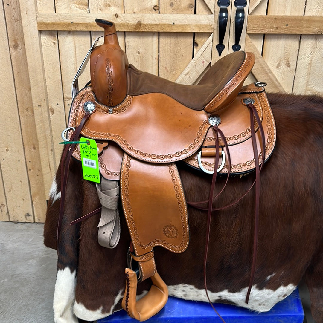 Circle Y 15” Apline Flex 2 Trail Saddle