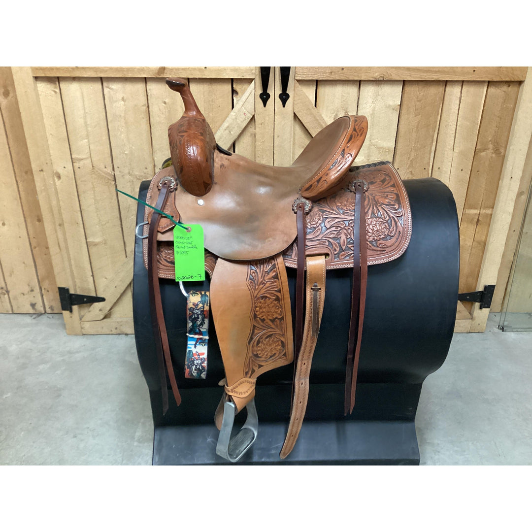 Used 13” Clover Leaf Barrel Saddle