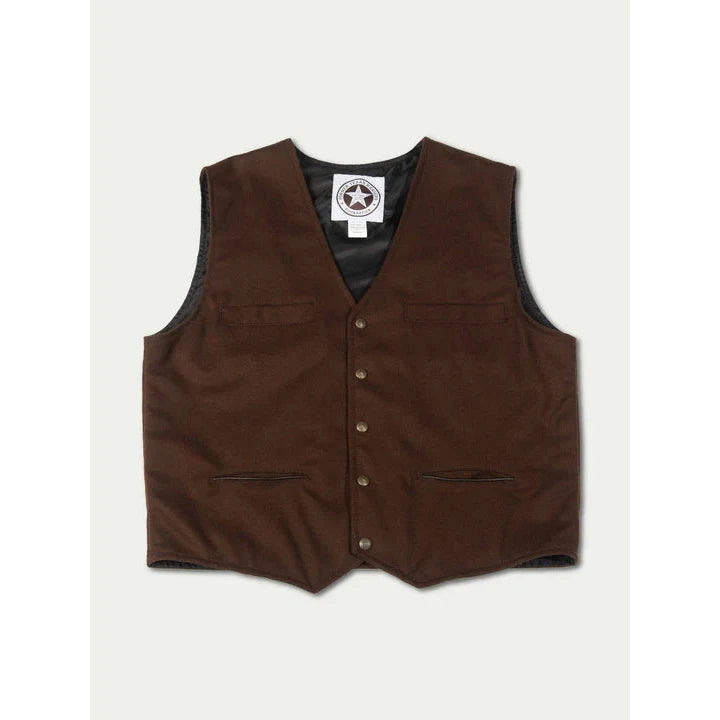 Schaefer Men's Texas Ranger McAllin Vest - Chocolate