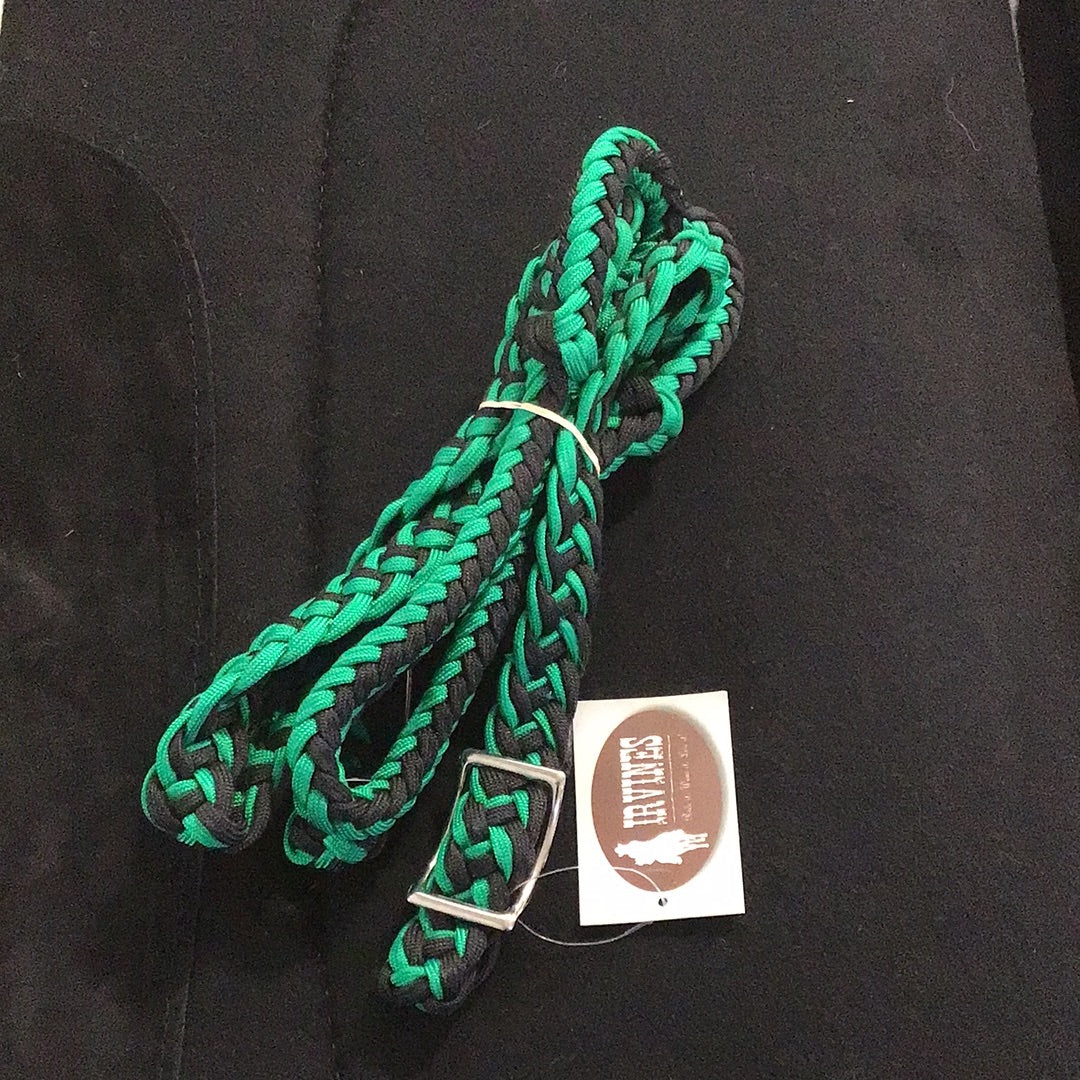 Irvine Braided Barrel Rein - Irvine Tack &amp; Western Wear