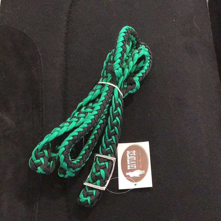 Irvine Braided Barrel Rein - Irvine Tack &amp; Western Wear