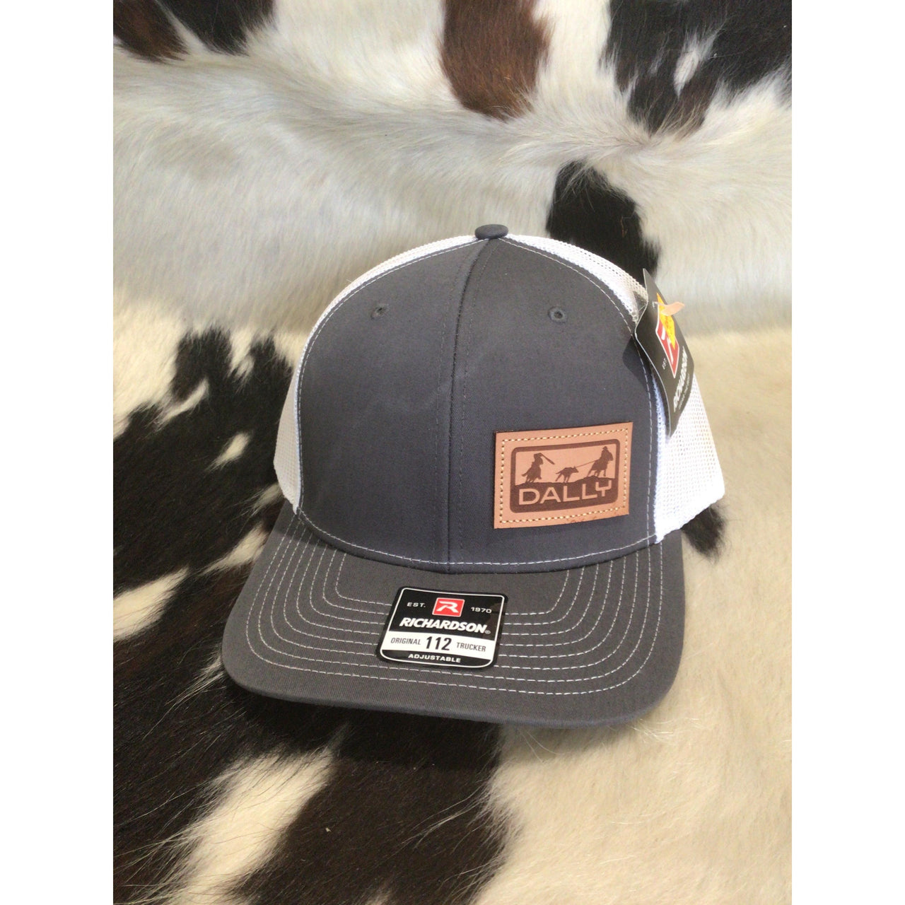 Dally Up 520 Caps Ropers Dally Leather Patch-Multiple Colors