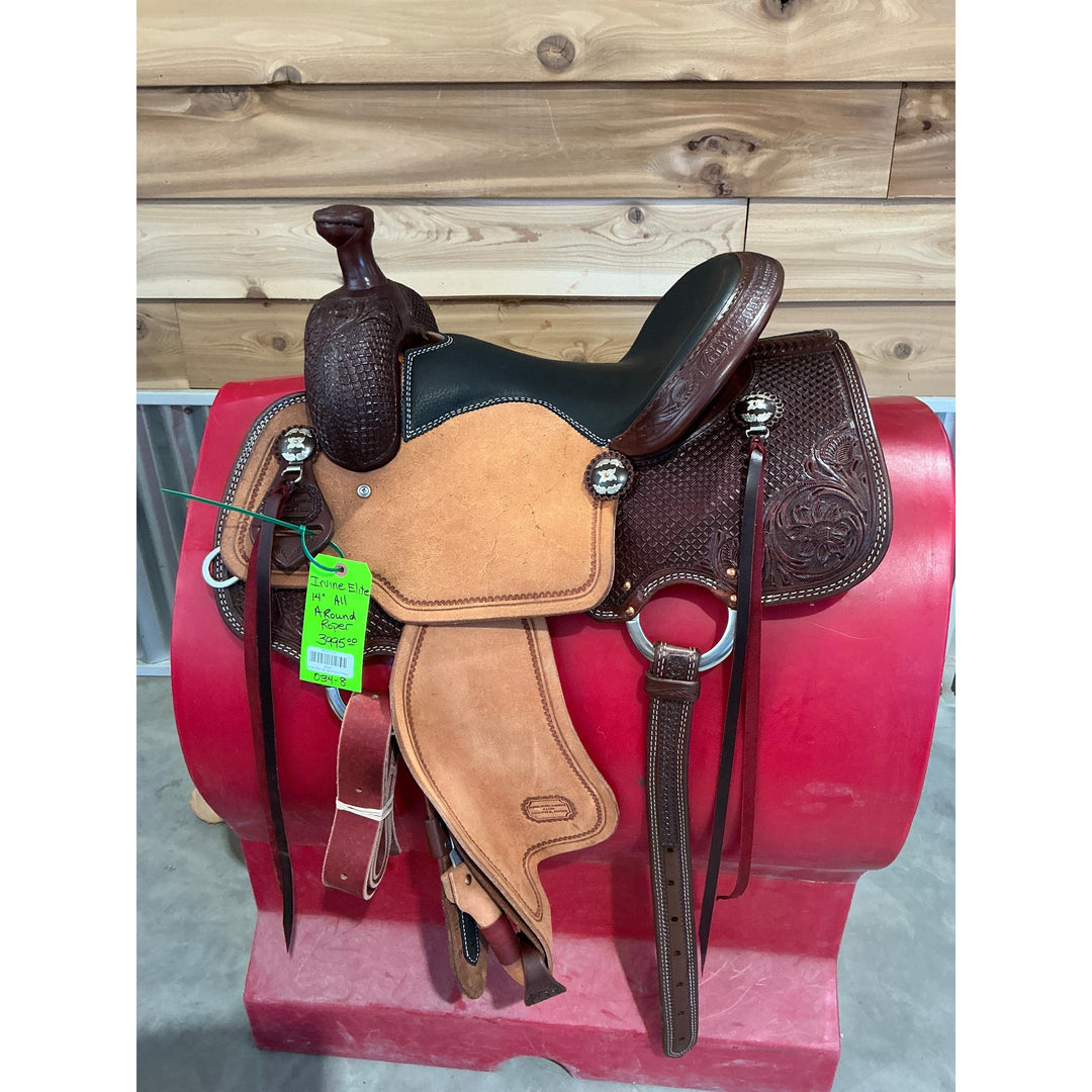 Irvine Elite 14" All Around Roper - Irvine Tack &amp; Western Wear