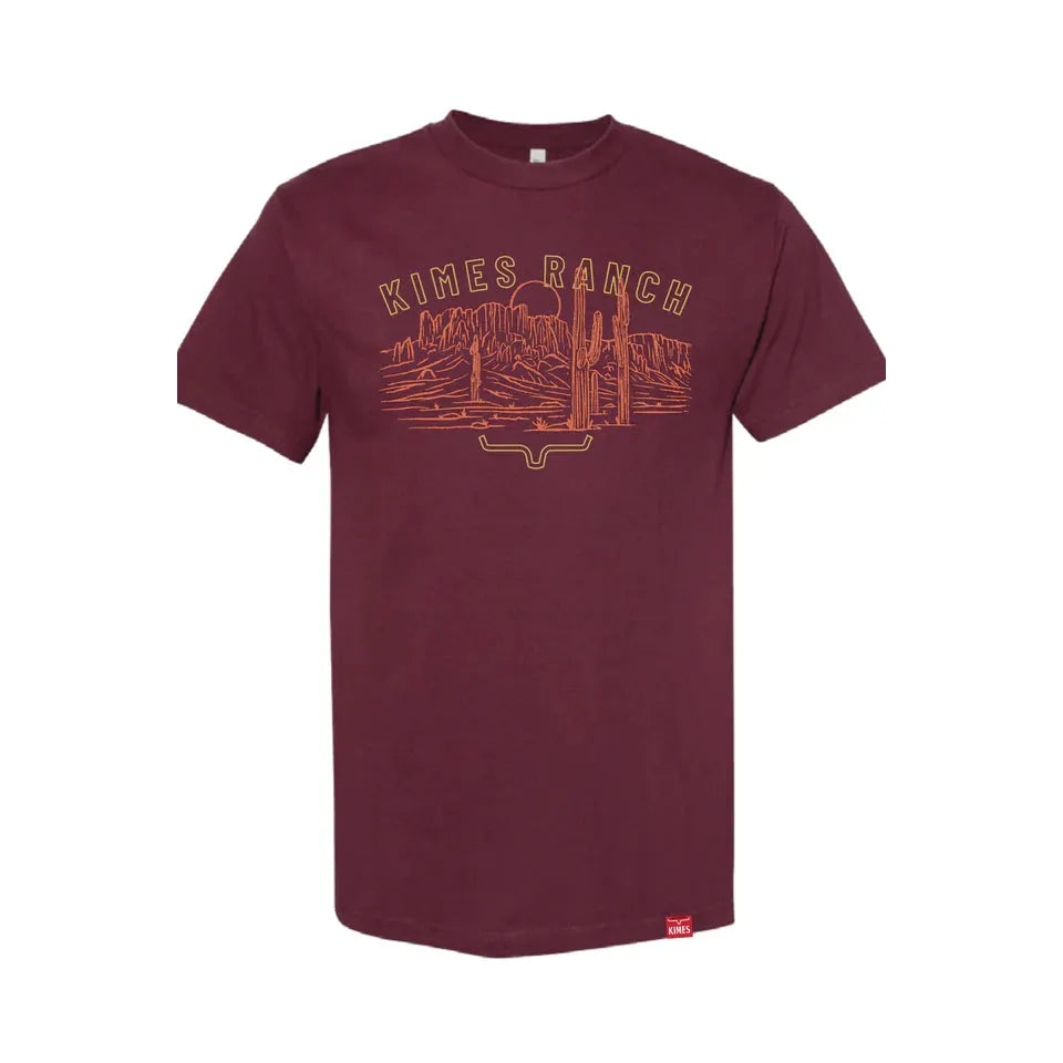 Kimes Ranch Women's Mountain Badge Tee Shirt - Multiple Colours