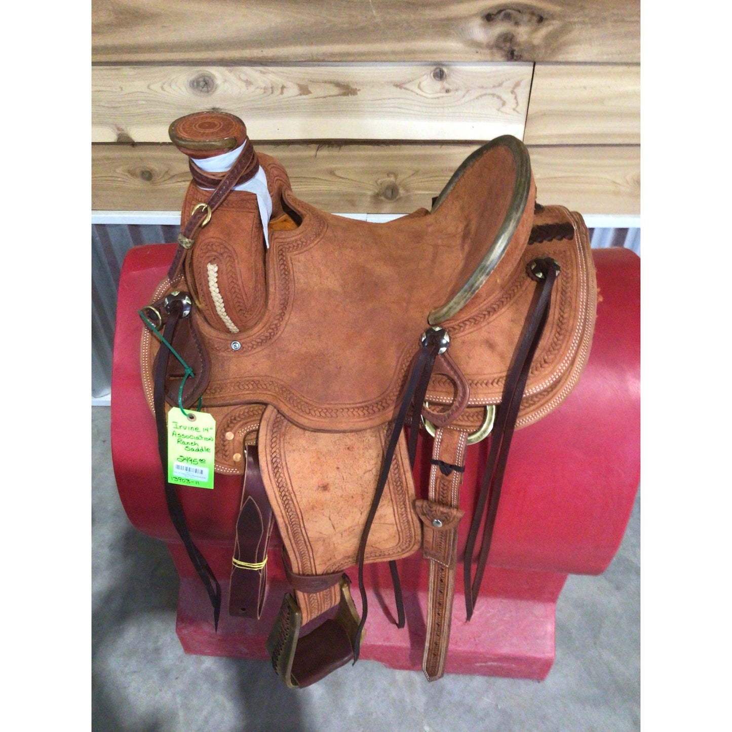 Irvine 14" Association Ranch Saddle - Post Horn