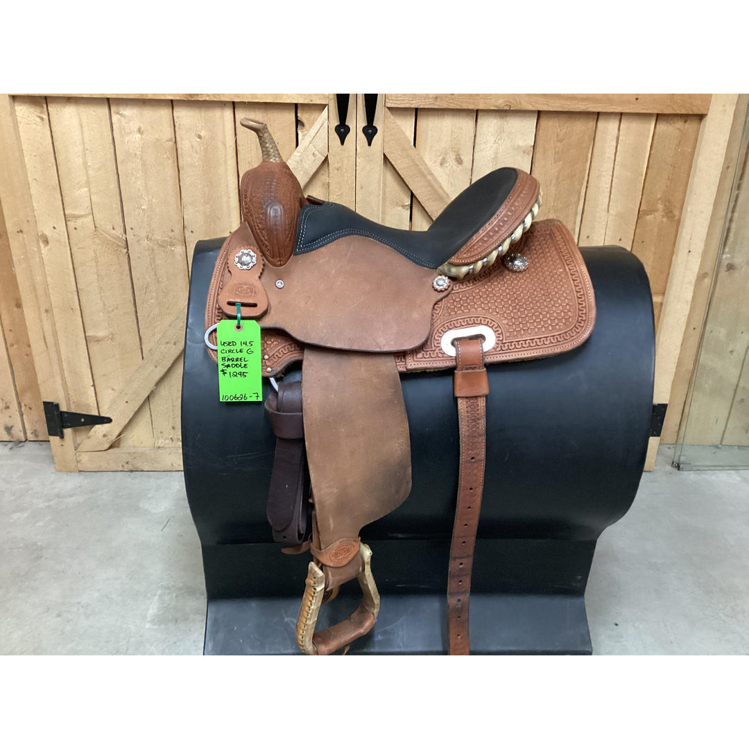 Used 14.5” Circle G Barrel Saddle