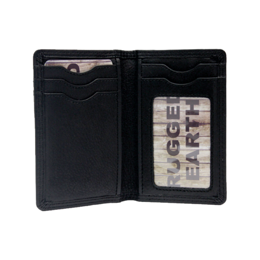 Rugged Earth Leather Credit Card Wallet