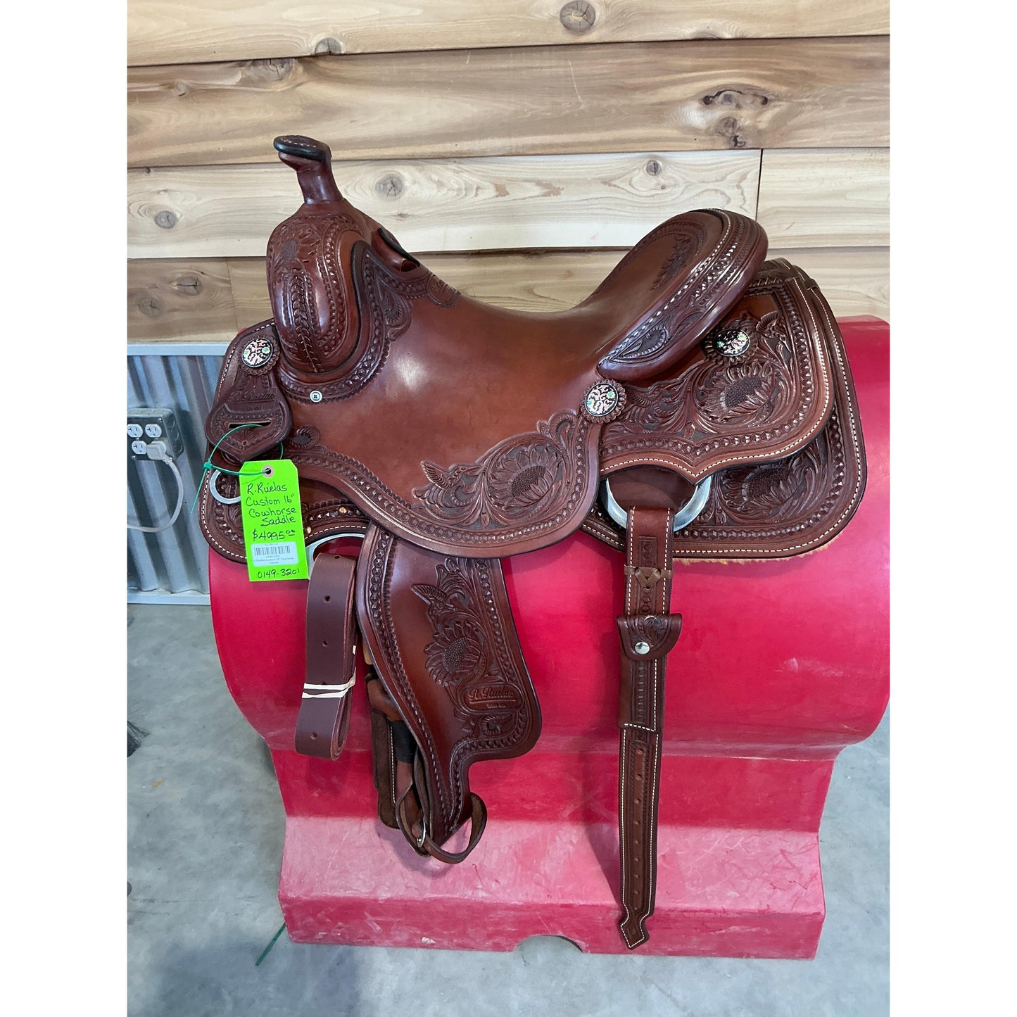 R.Ruelas Custom 16" Cowhorse Saddle
