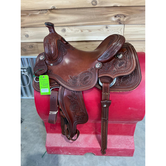 R.Ruelas Custom 16" Cowhorse Saddle