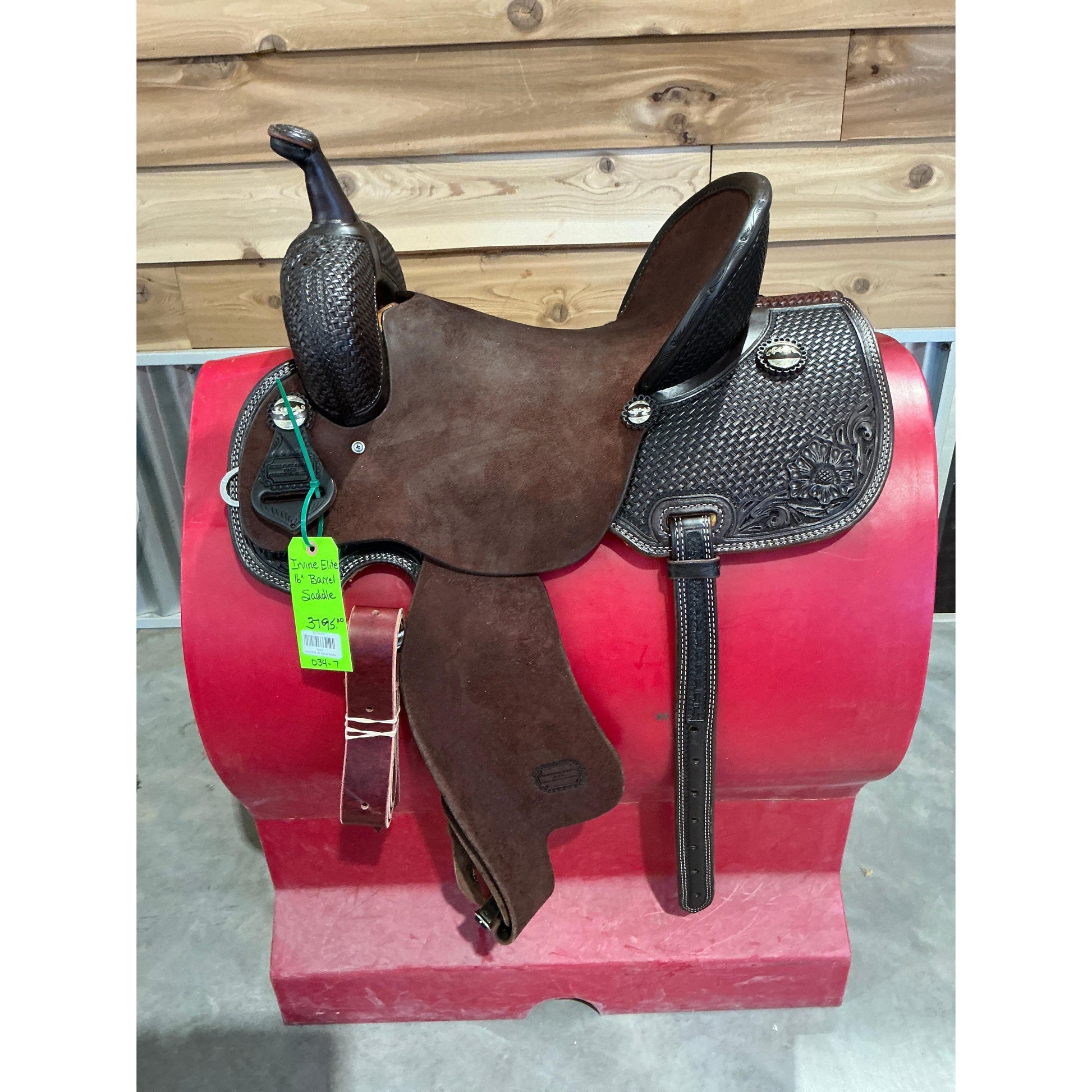 Irvine Elite 16" Barrel Saddle - Irvine Tack & Western Wear