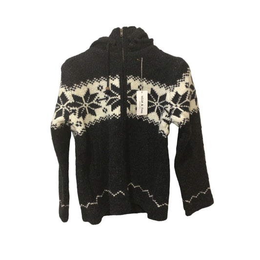 Wild & Free Unisex Wool Sweater GREY SNOWFLAKE