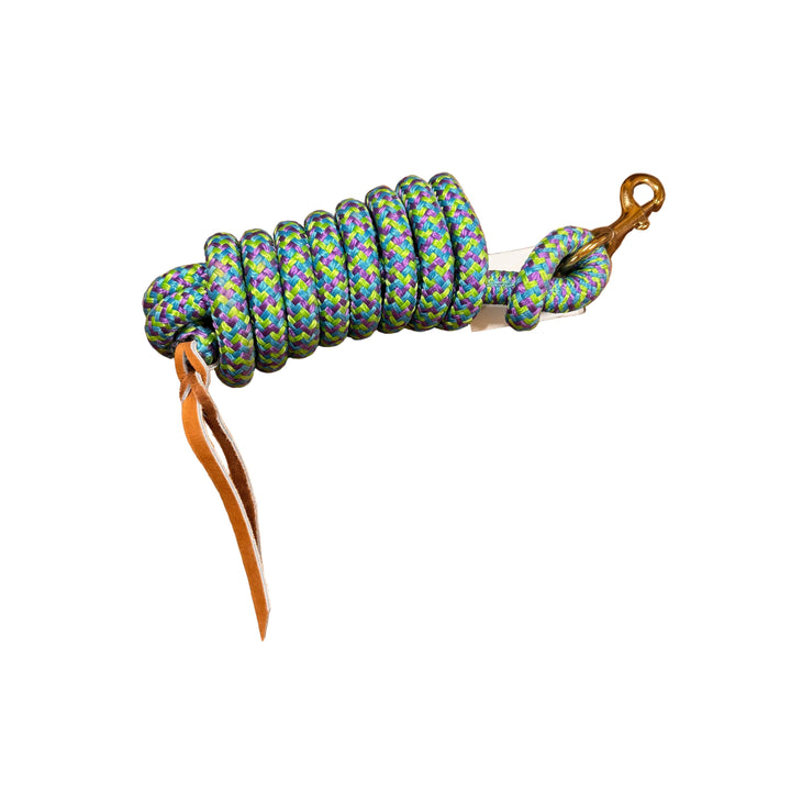 Irvine Cow Lead 9 ft 5/8" Lead w/Brass Plated Bolt Snap (Mixed Colours)