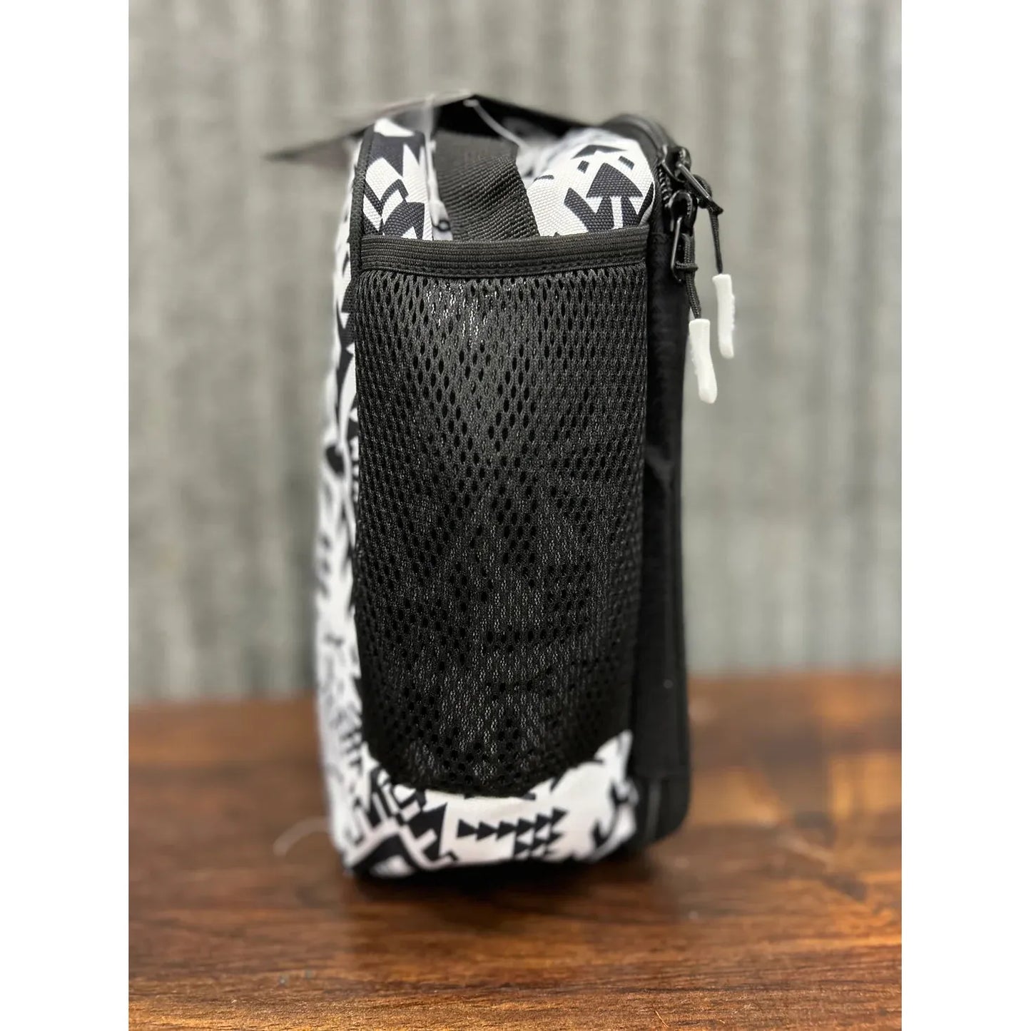 Hooey Aztec Print Lunchbox- Black/White