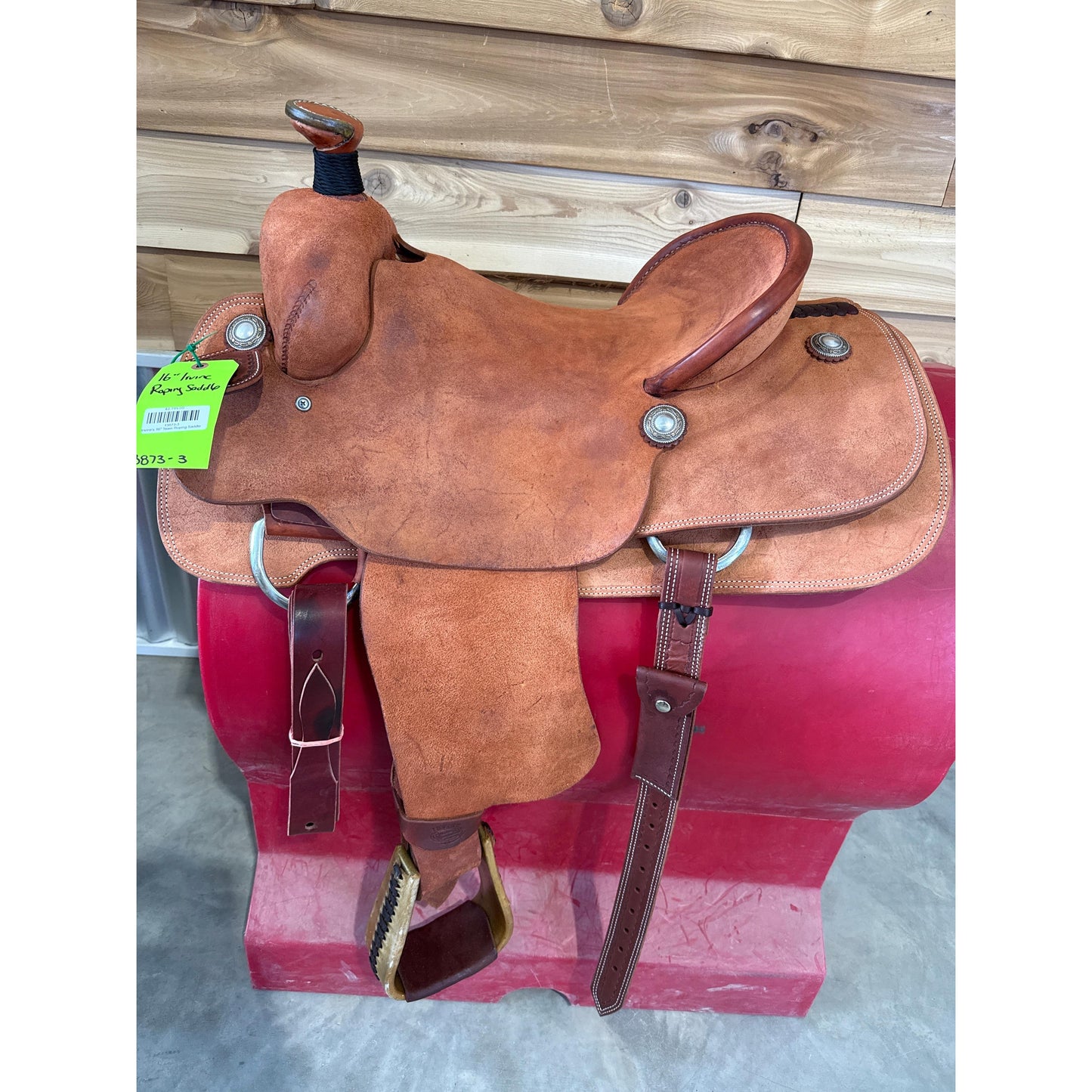 Irvine's 16" Team Roping Saddle