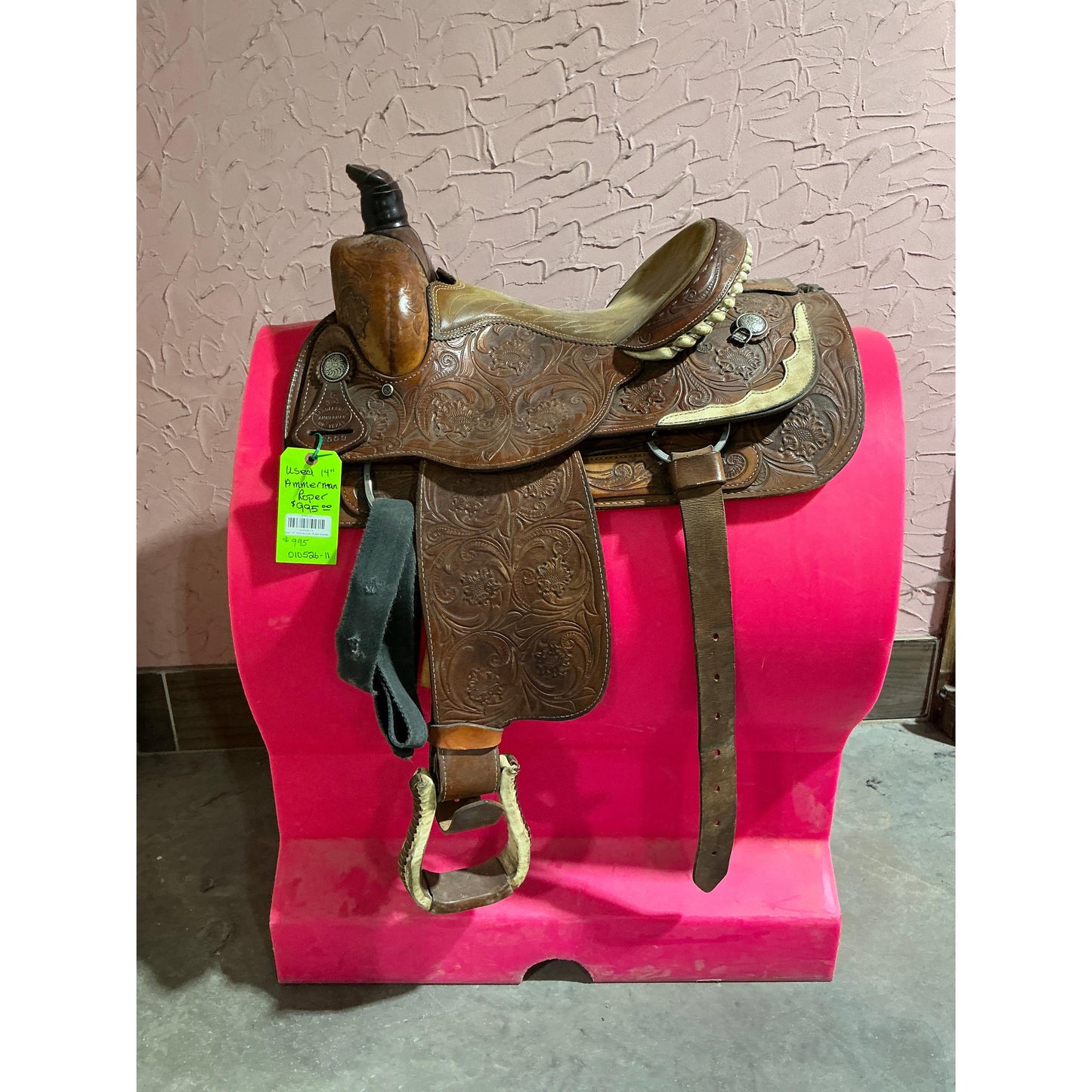 Used 14" Ammerman Rope Saddle