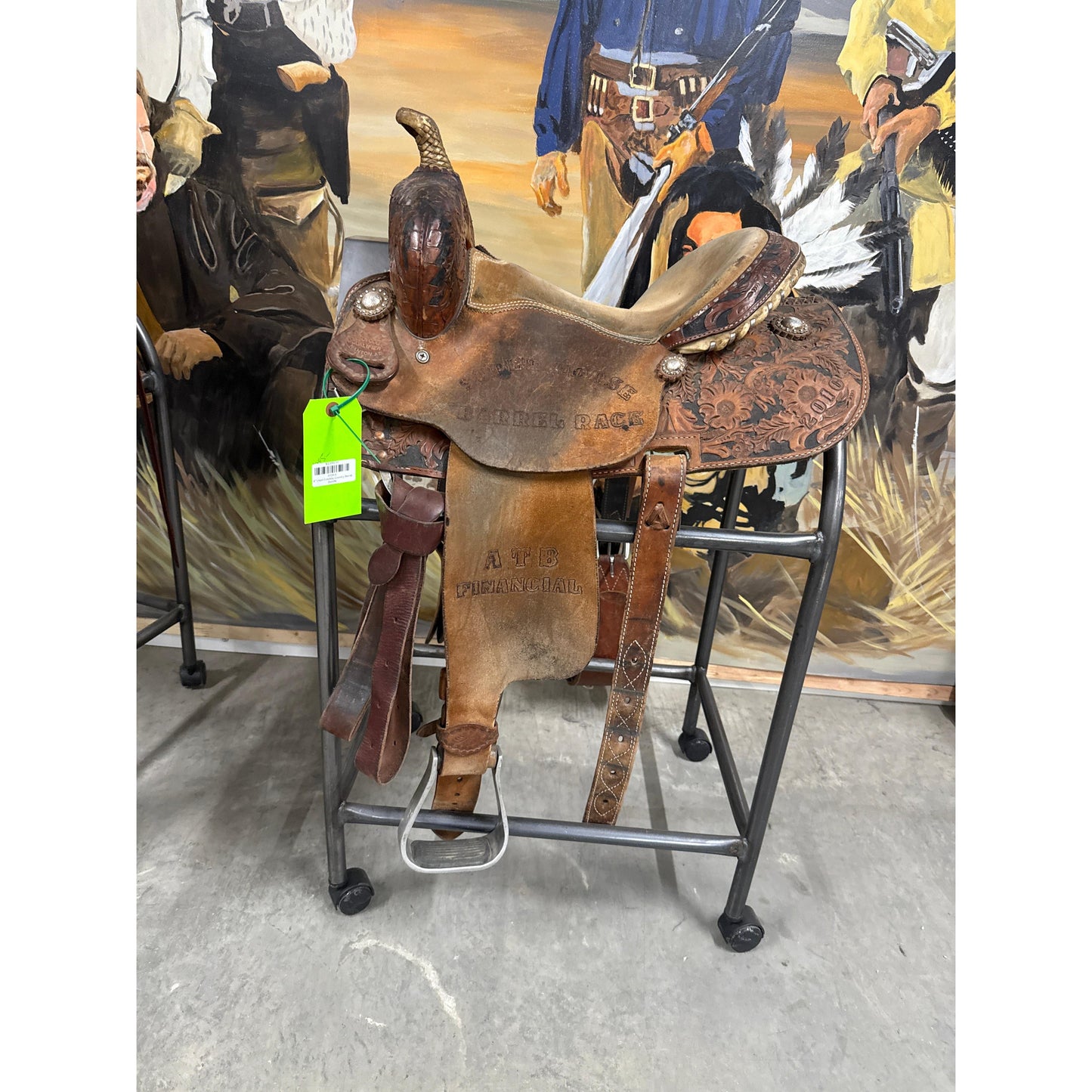 14" Used Cowboy Country Barrel Saddle
