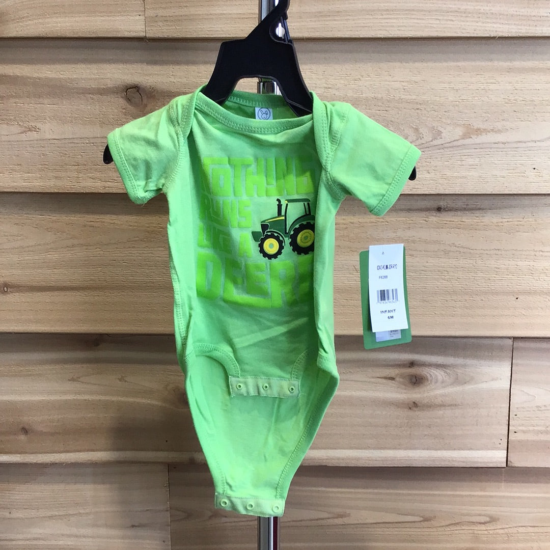 John Deere Baby Onsie - Key Lime