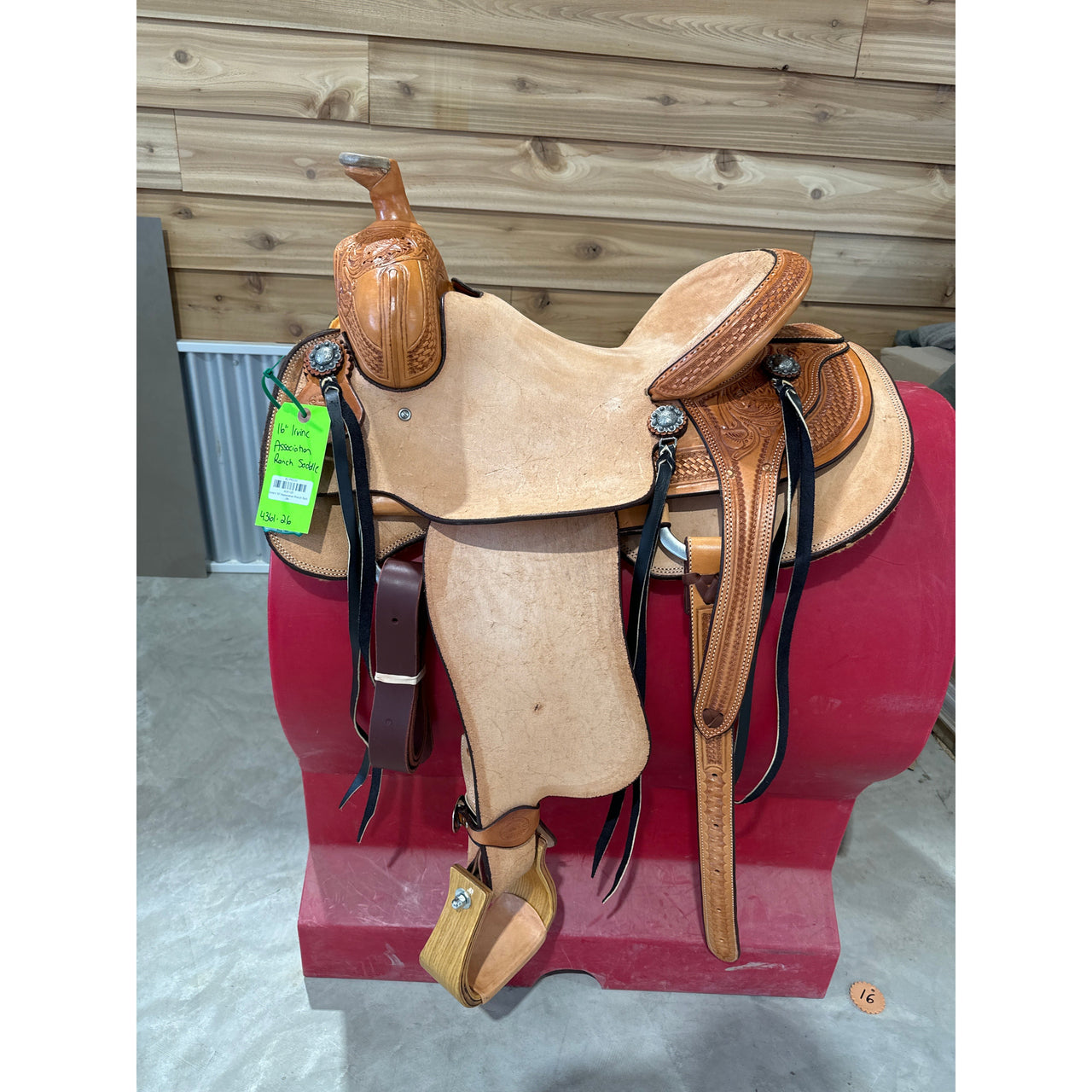 Irvine's 16" Association Ranch Saddle