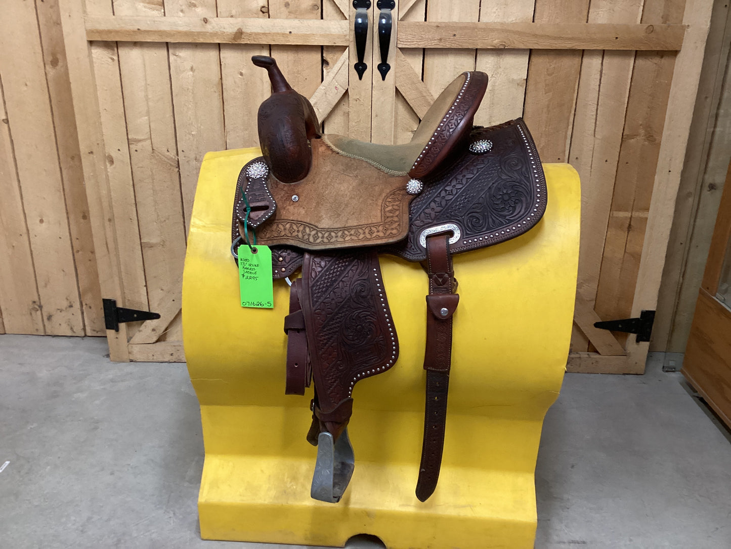 Used 13” Irvine Barrel Saddle