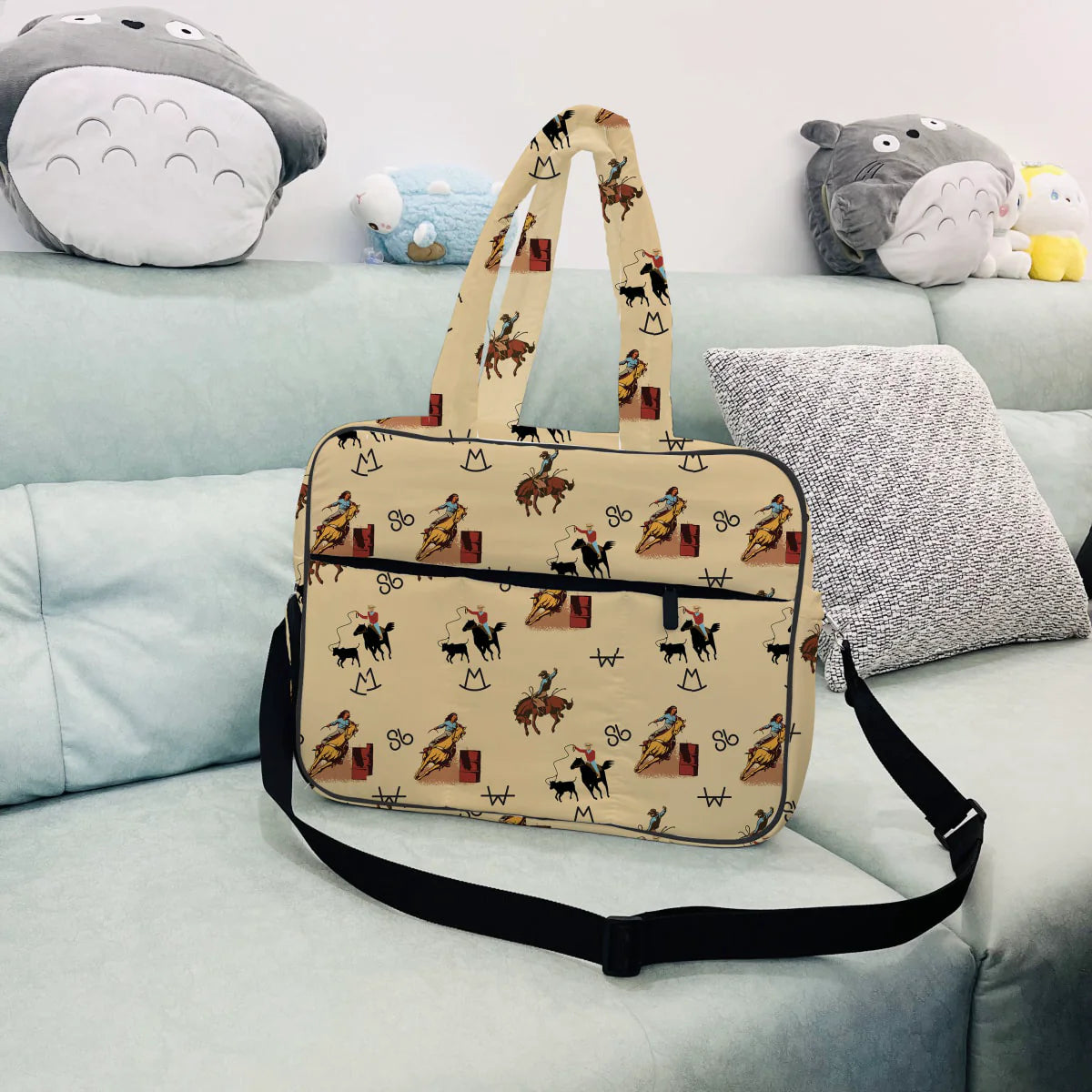 The Front Porch Label Puffer Duffel Bag - Assorted Colours