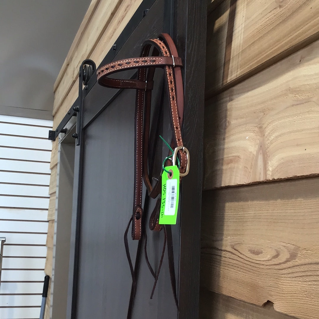 Irvine's Browband Headstall Rough out Buckstitch