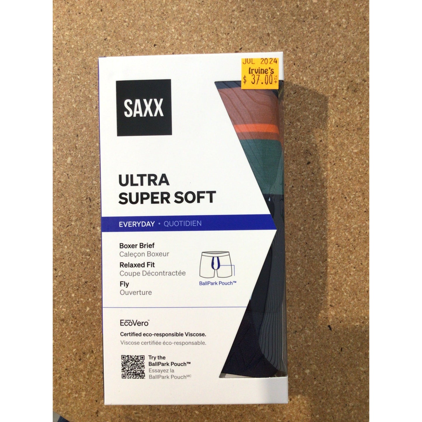Saxx Men's Ultra Super Soft Boxer Briefs-1 - Multiple Colours
