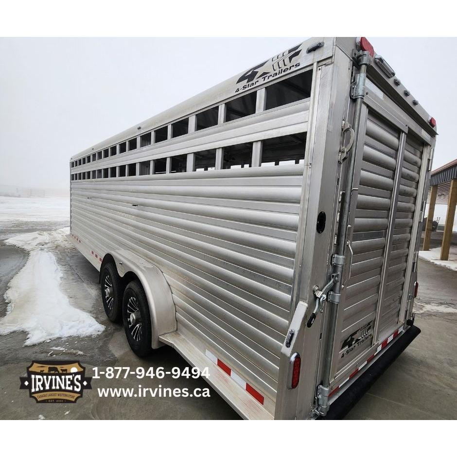 2026 4-Star 24' Stock Trailer