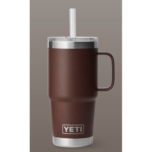 Yeti Rambler 739ml Straw Mug - Wetlands Brown