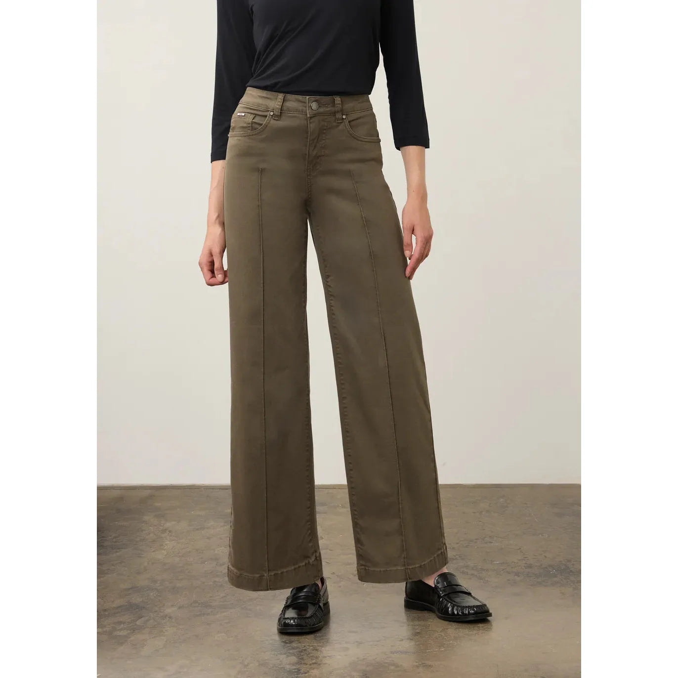 FDJ Olivia Wide Leg Denim Pants- Multiple Colours