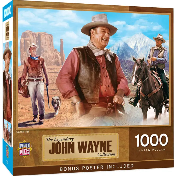 John Wayne-On the Trail 1000 Piece Puzzle