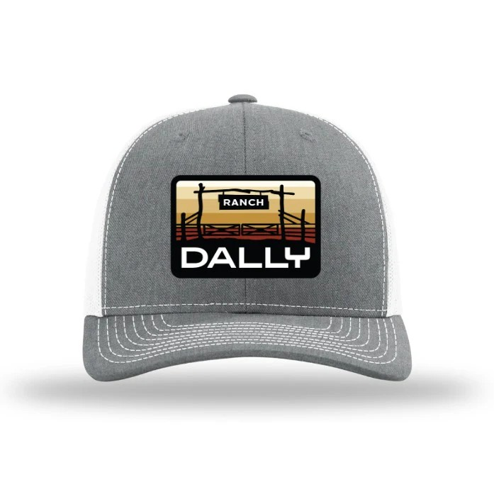 Dally Up Caps Dally Ranch Center Patch - Multiple Colors