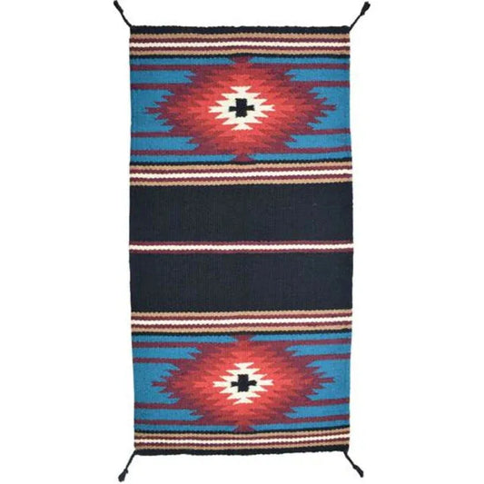 8lb Heavy Duty Wool Saddleblanket -Design H - Irvine Tack & Western Wear