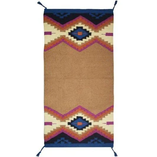 8lb Heavy Duty Wool Saddleblanket -Design K - Irvine Tack & Western Wear