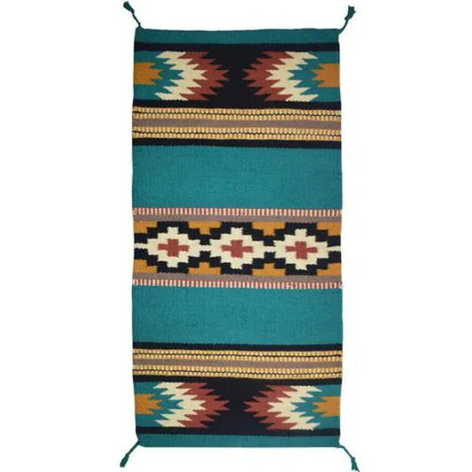 8lb Heavy Duty Wool Saddleblanket -Design M - Irvine Tack & Western Wear