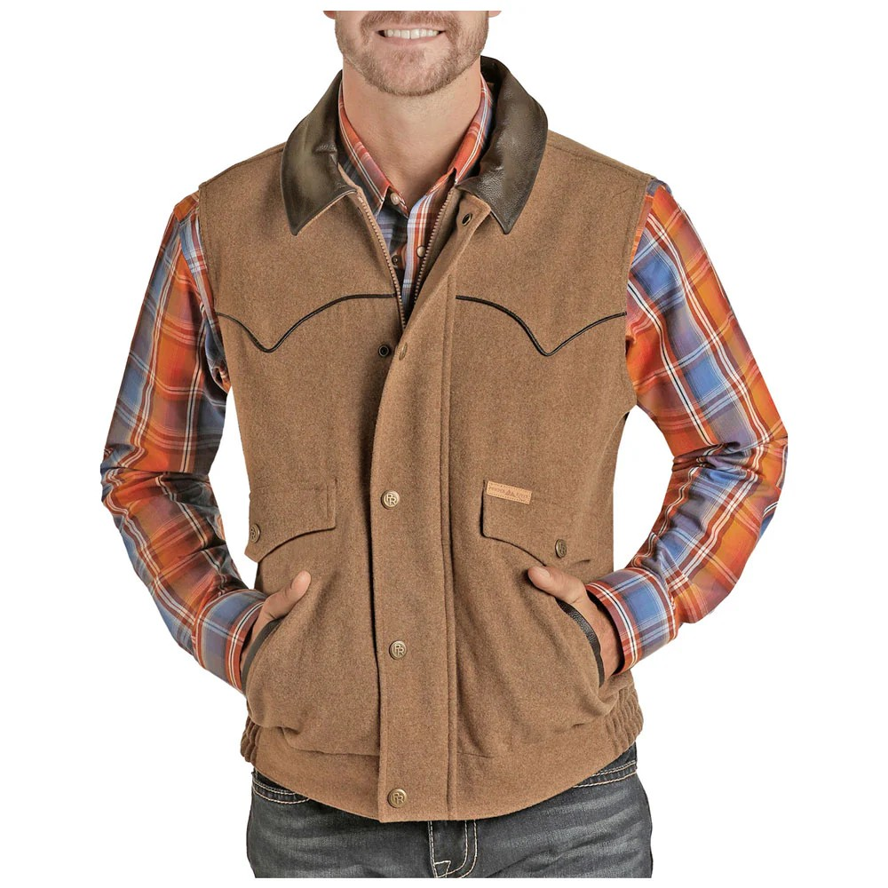Powder River Men's Tall Heather Holbrook Vest - Assorted Colours
