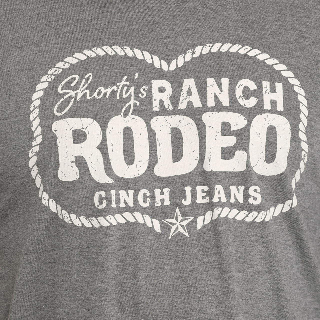 Cinch Men's Short Sleeve Tee Shirt- Grey