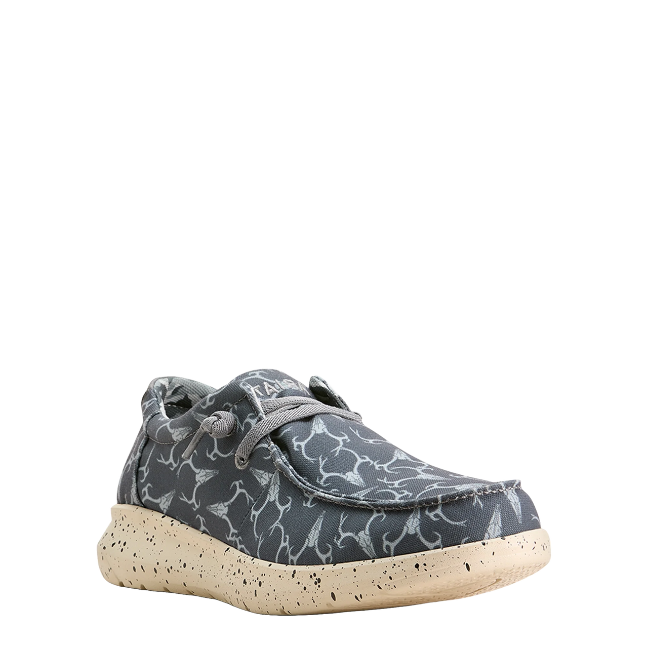 Ariat Men's Hilo Shoes - Grey Deerskull