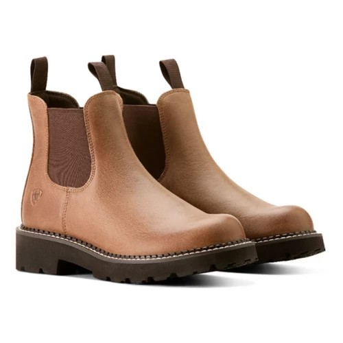 Ariat Women's Fatbaby Twin Gore Western Boots - Distressed Natural